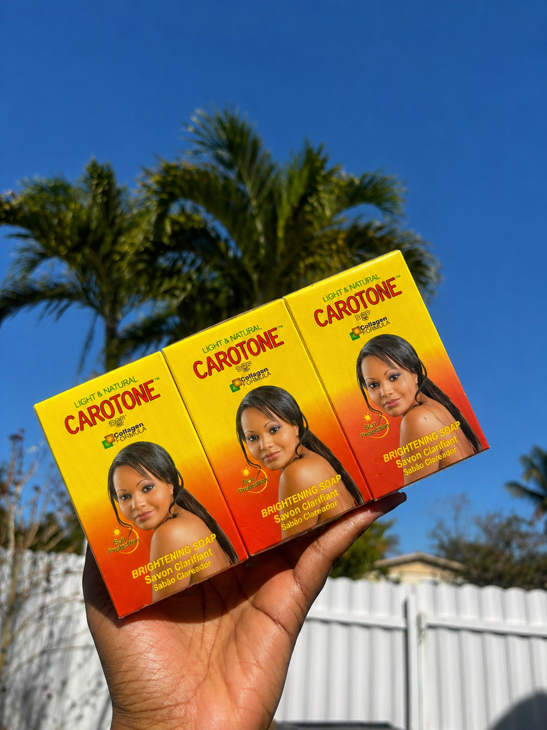 ORIGINAL 3 PACK CAROTONE BRIGHTENING SOAP
